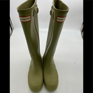 Hunter women original tall khaki rain boots
